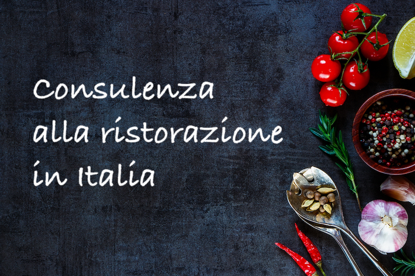La mia consulenza ristorazione in tutta l'Italia, assieme alla formazione sulla cucina professionale.