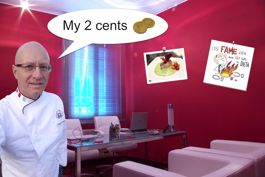 Copertina ufficiale dei corsi di ristorazione e cucina online che ho chiamato Frachef: my 2 cents.