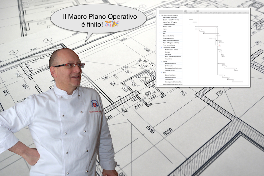 Frachef annuncia il completamento del Macro Piano Operativo di apertura del ristorante.