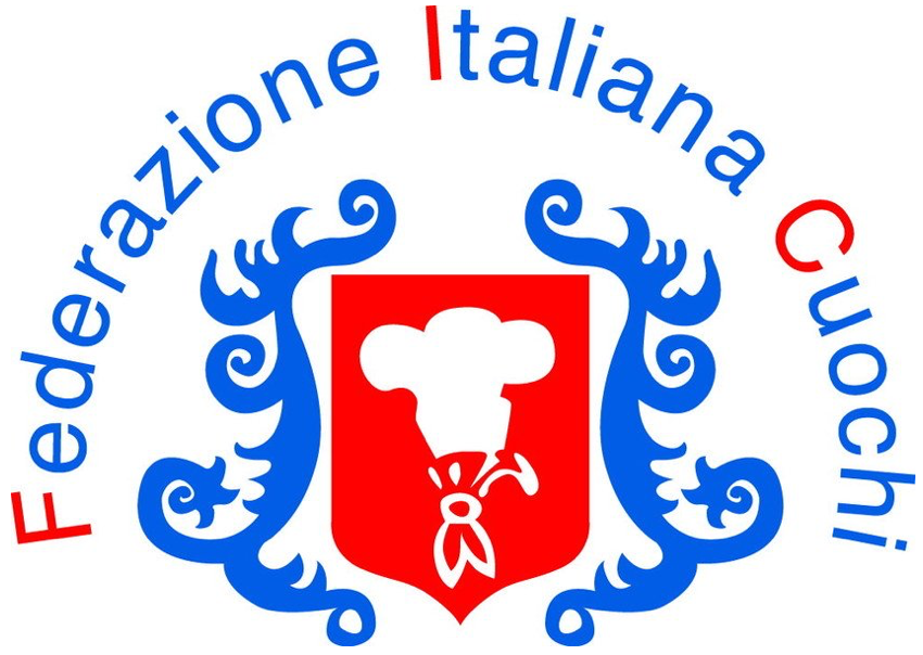 Il logo della Federazione Italiana Cuochi, di cui faccio parte.